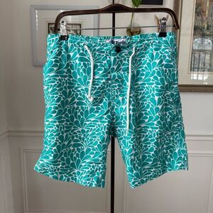 Trunks Surf & Swim Mens Swim Trunks Board Shorts Green $54 Size 30